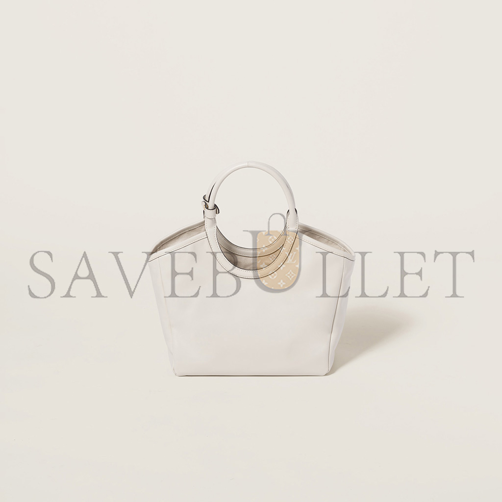 M1v M1v ivy leather handbag 5ba284 (23.5*22*12cm)